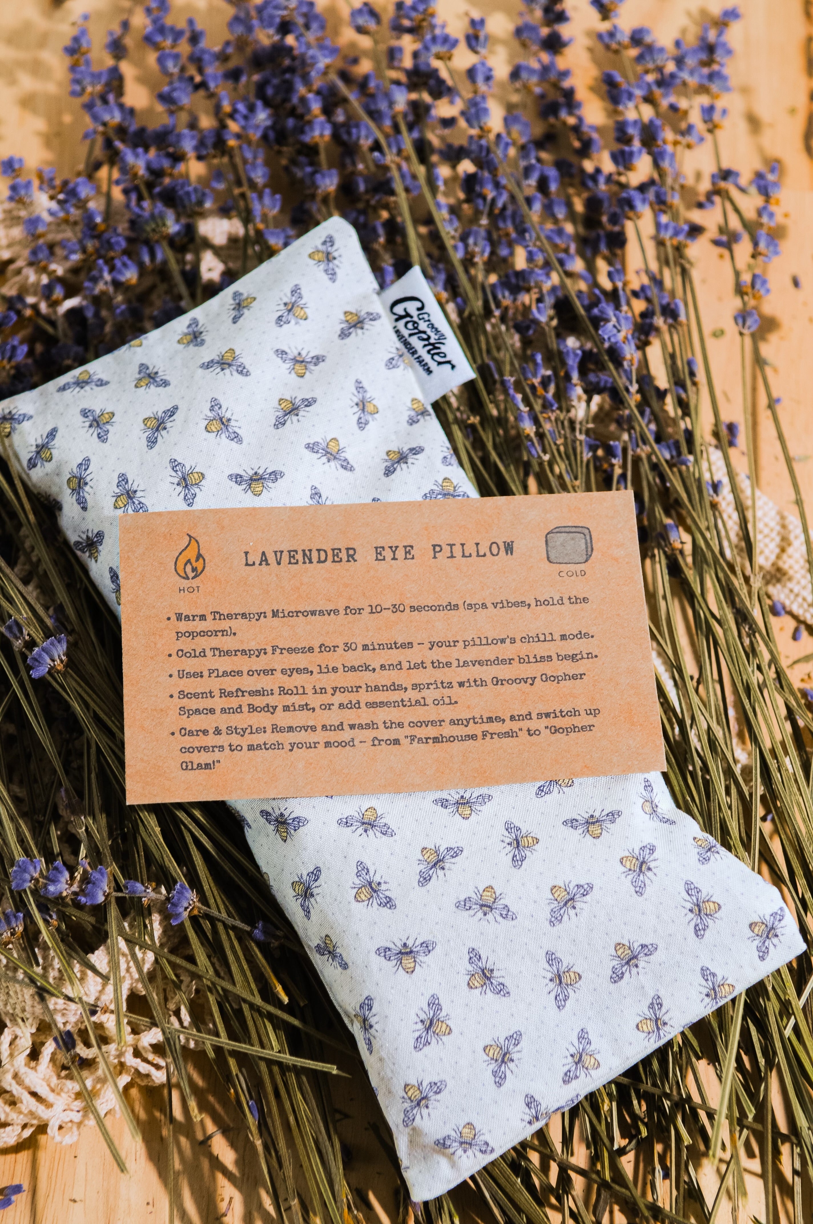 Lavender & Rice Eye Pillow