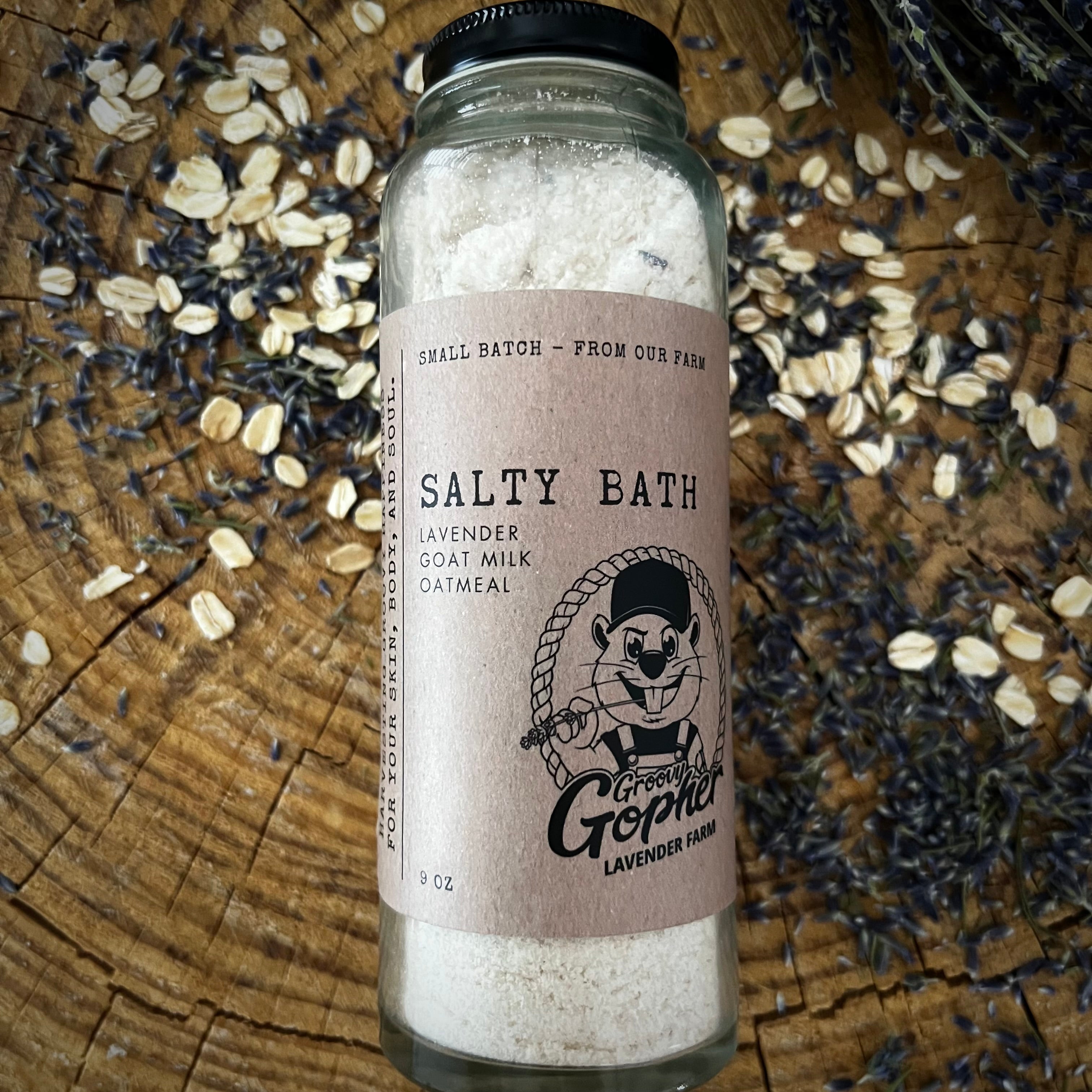 Salty Bath: Goat Milk, Lavender, Colloidal Oats