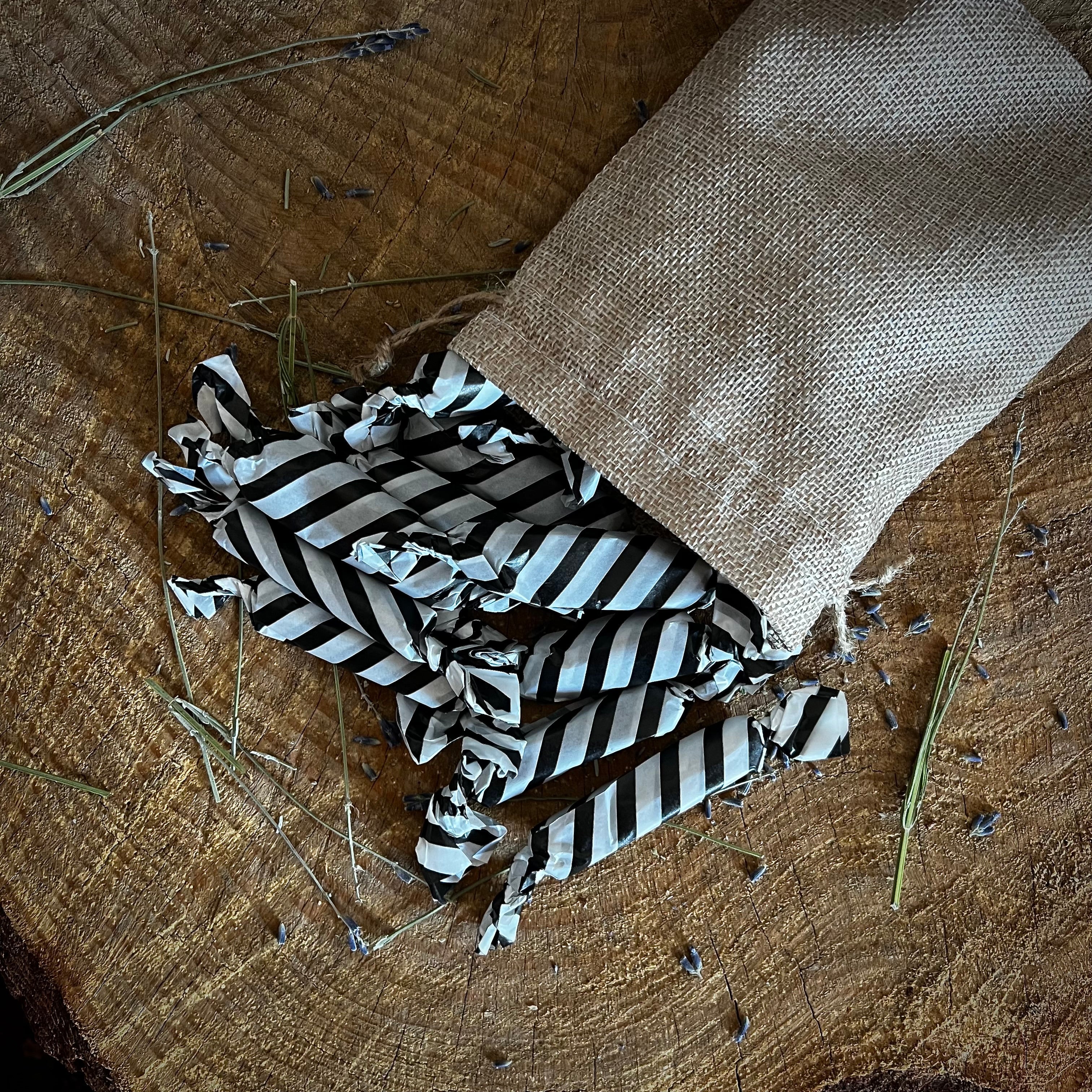 Salted Lavender Caramels