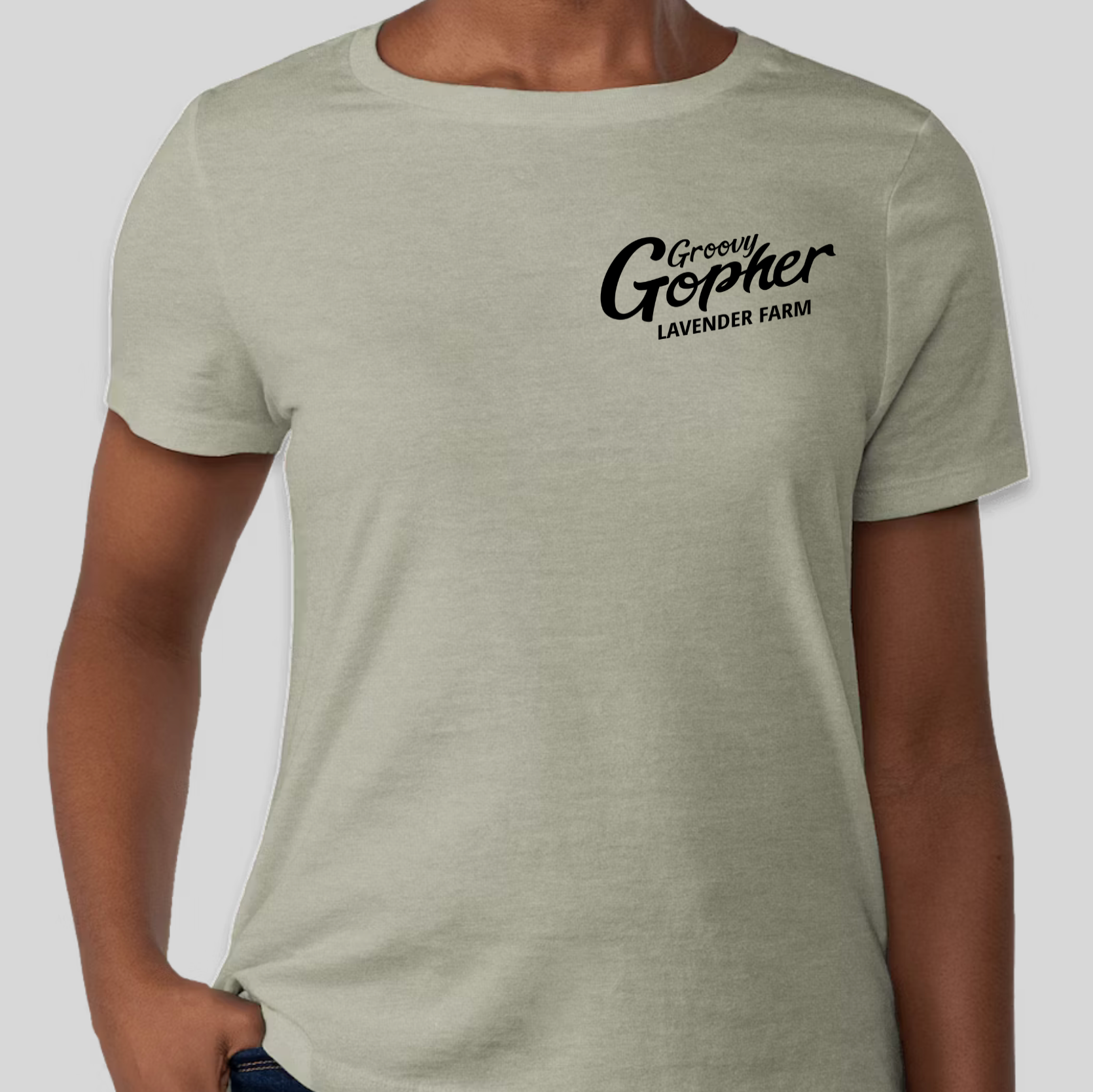 Groovy Gopher T-shirt, Woman's Cut