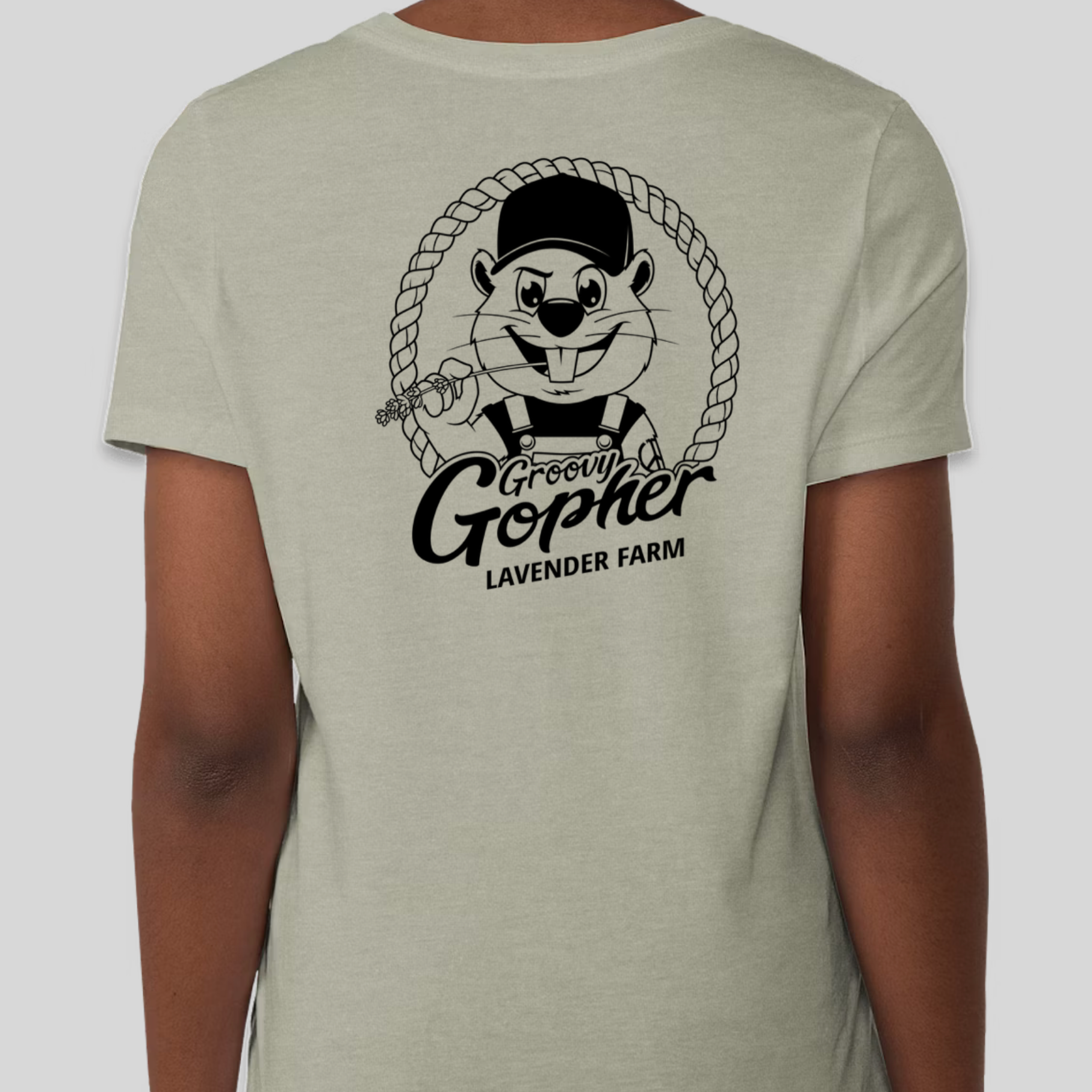 Groovy Gopher T-shirt, Woman's Cut