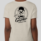Groovy Gopher T-shirt, Woman's Cut