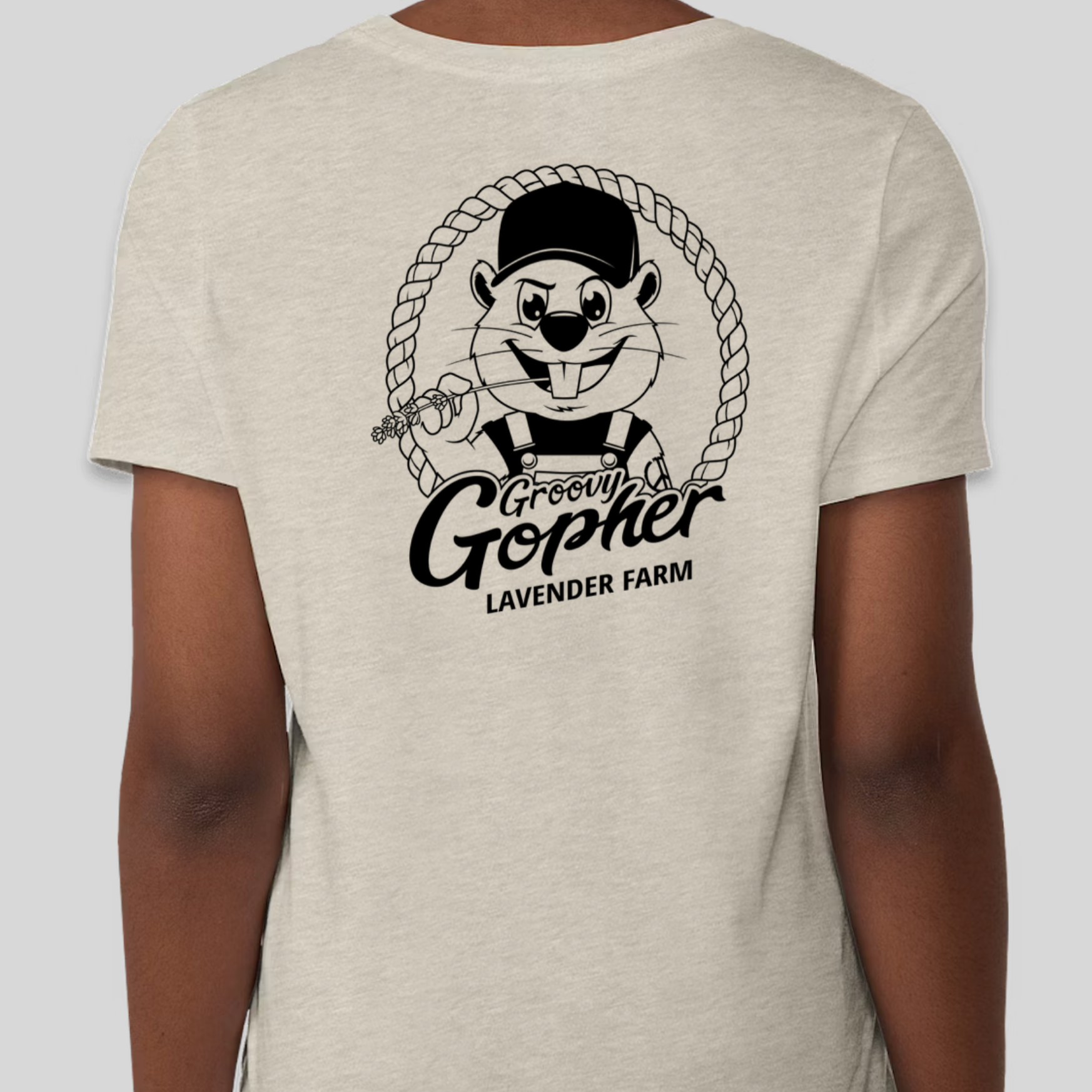 Groovy Gopher T-shirt, Woman's Cut
